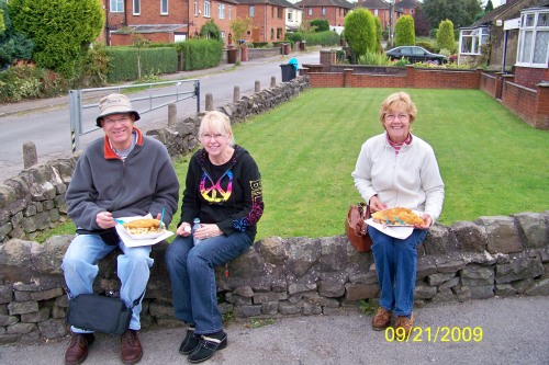 An impromptu picnic in Cheddleton.