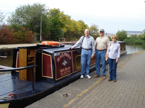 The Black Prince narrowboat "Charlene" will be our home on the water for the next week.