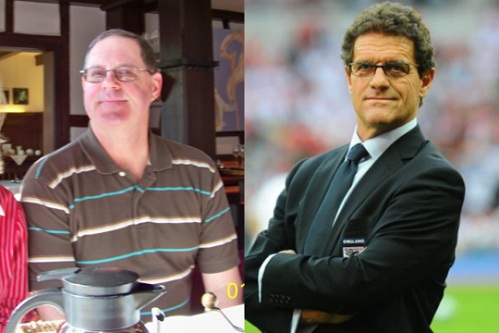 Jack on the left and Fabio Capella on the right.  Separated at birth?  You decide.